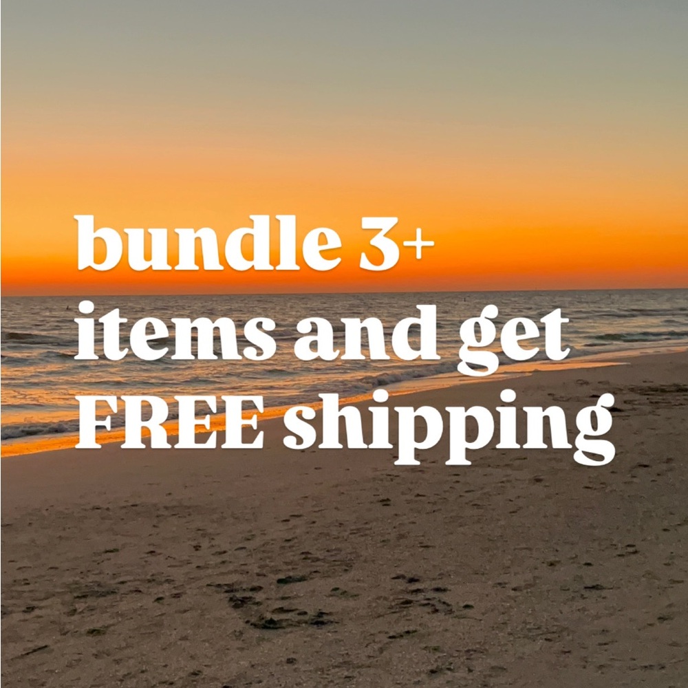 Bundle Offer: Free Shipping on 3+ Items